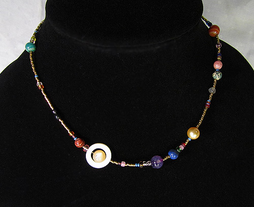 24K gold in glass base